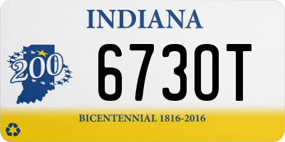 IN license plate 673OT