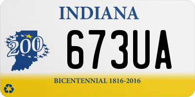 IN license plate 673UA