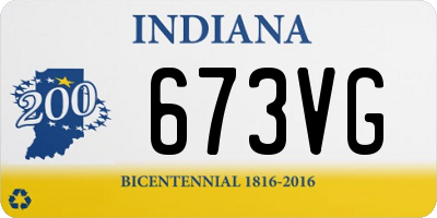 IN license plate 673VG