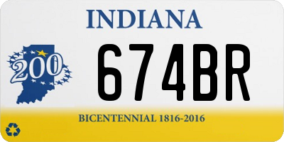 IN license plate 674BR