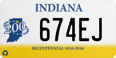 IN license plate 674EJ