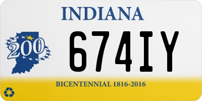 IN license plate 674IY