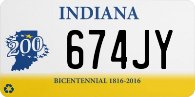 IN license plate 674JY