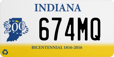 IN license plate 674MQ