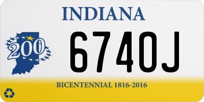 IN license plate 674OJ