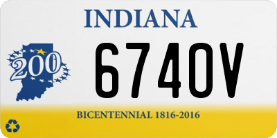 IN license plate 674OV