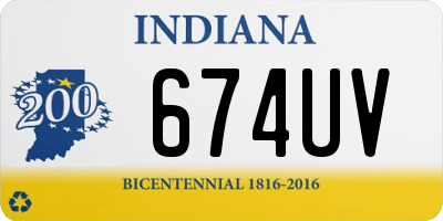 IN license plate 674UV