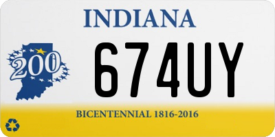IN license plate 674UY