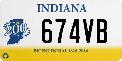 IN license plate 674VB