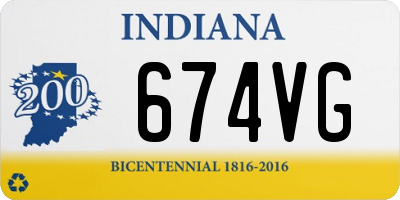 IN license plate 674VG