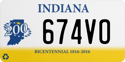 IN license plate 674VO