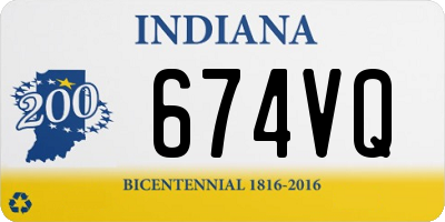 IN license plate 674VQ