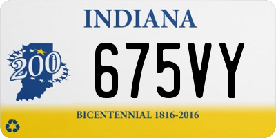 IN license plate 675VY
