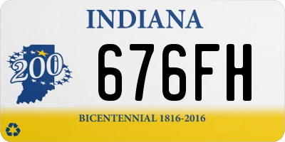 IN license plate 676FH