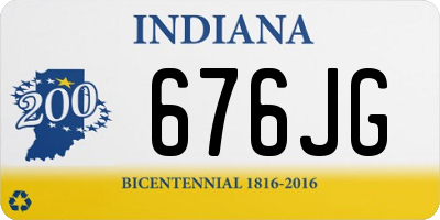 IN license plate 676JG