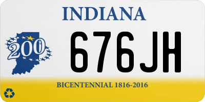 IN license plate 676JH