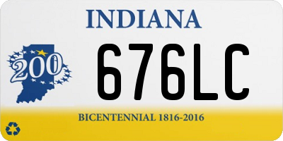 IN license plate 676LC
