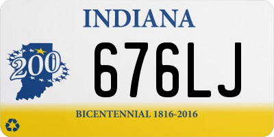 IN license plate 676LJ