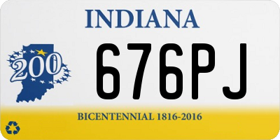 IN license plate 676PJ