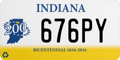 IN license plate 676PY