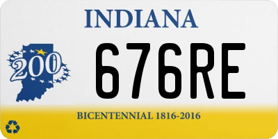 IN license plate 676RE