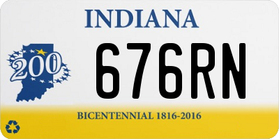 IN license plate 676RN