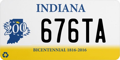 IN license plate 676TA