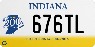 IN license plate 676TL