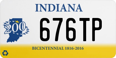 IN license plate 676TP
