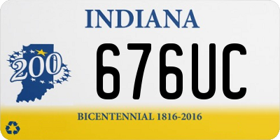 IN license plate 676UC