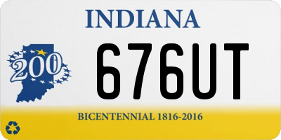 IN license plate 676UT