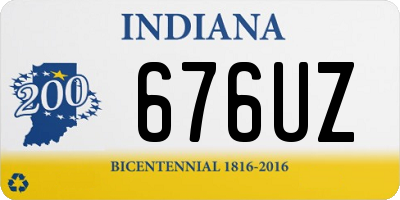 IN license plate 676UZ