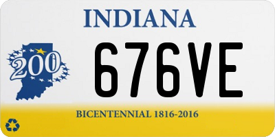 IN license plate 676VE