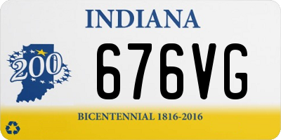 IN license plate 676VG