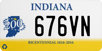 IN license plate 676VN