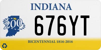 IN license plate 676YT