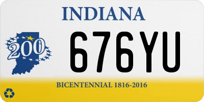 IN license plate 676YU