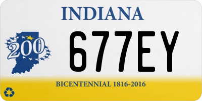 IN license plate 677EY