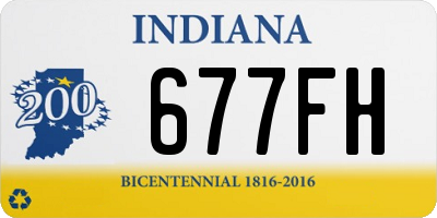 IN license plate 677FH