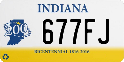 IN license plate 677FJ