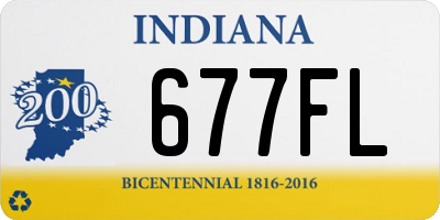 IN license plate 677FL