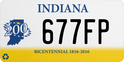 IN license plate 677FP