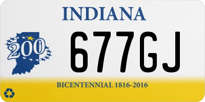 IN license plate 677GJ