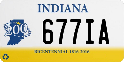 IN license plate 677IA