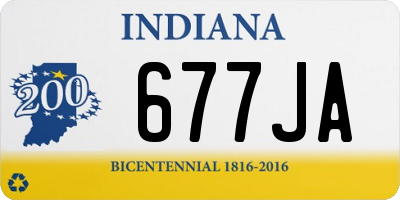 IN license plate 677JA