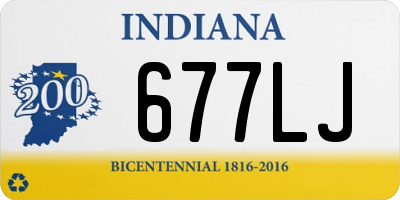 IN license plate 677LJ