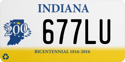 IN license plate 677LU