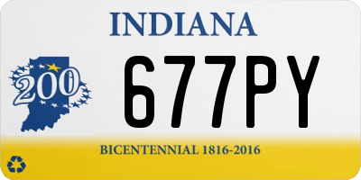 IN license plate 677PY