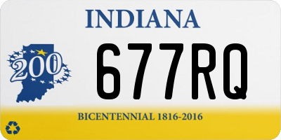 IN license plate 677RQ