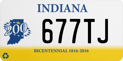 IN license plate 677TJ